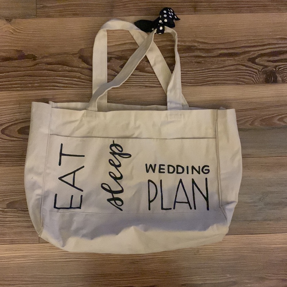 Wedding planning tote